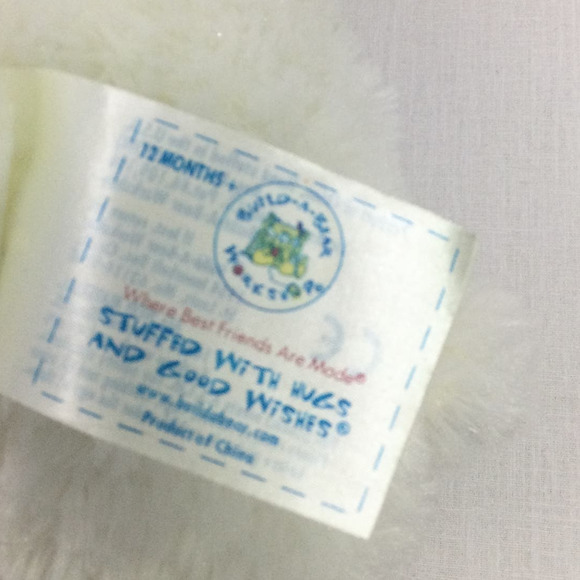 Build A Bear Twinkle Toes White Light Up 2012 16" Plush Stuffed Animal - Picture 9 of 11